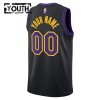 NBA Børn Trøje Los Angeles Lakers Custom 2025-26 Nike City Edition Sort Swingman